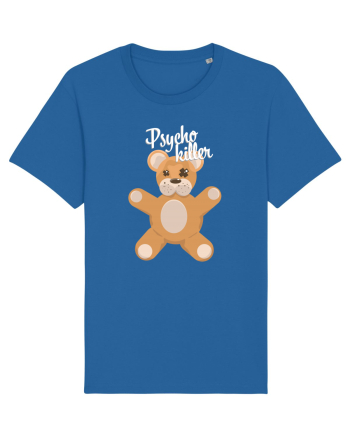 Psycho killer teddy bear Royal Blue