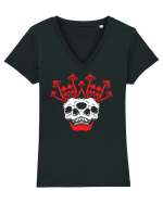 Shrooms Tricou mânecă scurtă guler V Damă Evoker