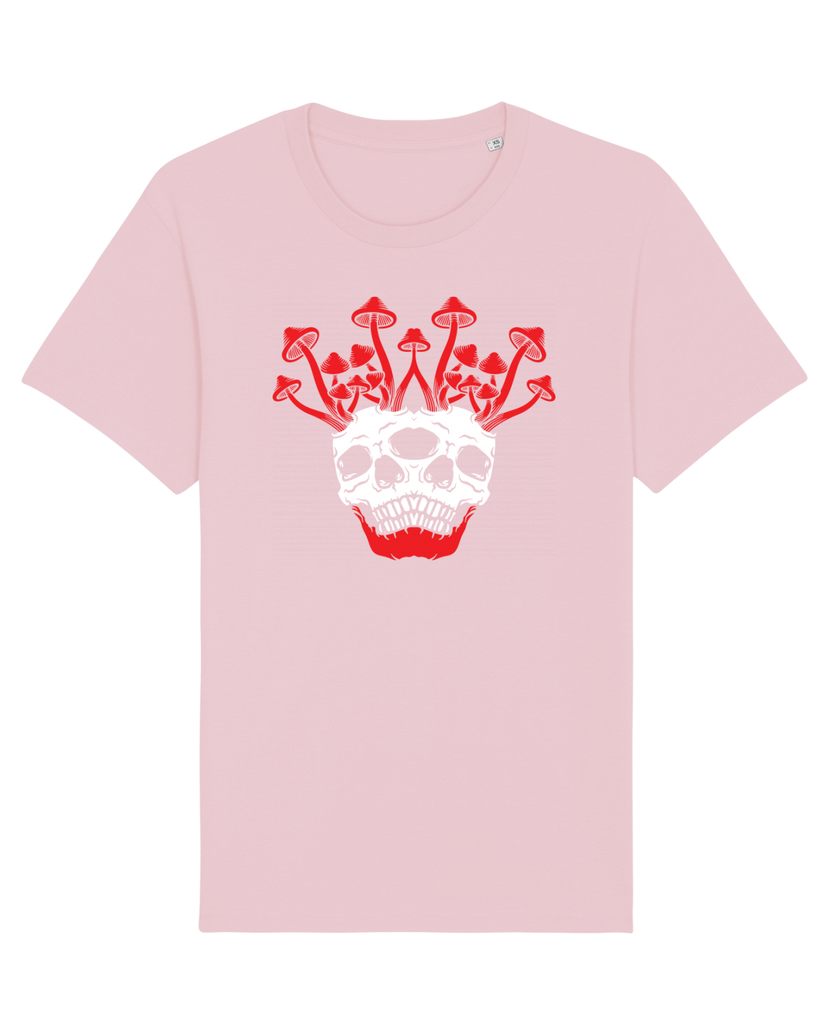 Tricou mânecă scurtă Unisex Rocker Cotton Pink