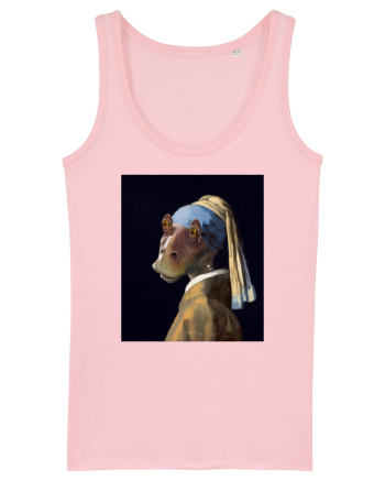 Vermeer - Jarl with a Pearl Earring Cotton Pink