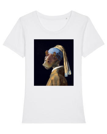 Vermeer - Jarl with a Pearl Earring White