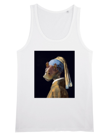 Vermeer - Jarl with a Pearl Earring White