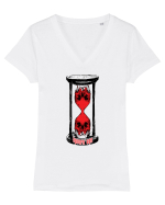 Hourglass Tricou mânecă scurtă guler V Damă Evoker