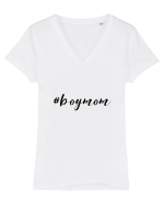 BoyMom Tricou mânecă scurtă guler V Damă Evoker