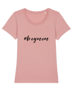 BoyMom Tricou mânecă scurtă guler larg fitted Damă Expresser