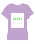 pizza Tricou mânecă scurtă guler larg fitted Damă Expresser