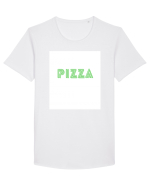 pizza Tricou mânecă scurtă guler larg Bărbat Skater
