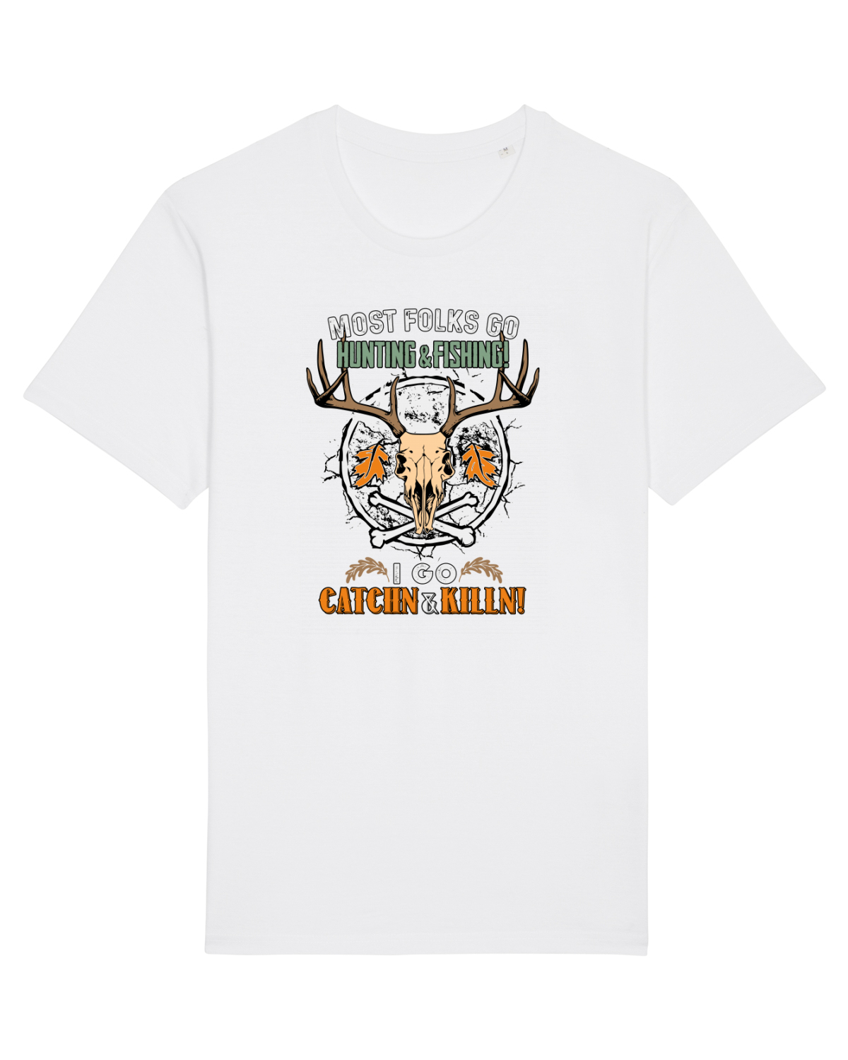 Tricou mânecă scurtă Unisex Rocker White