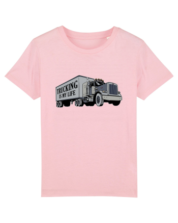 Trucking is my life Cotton Pink