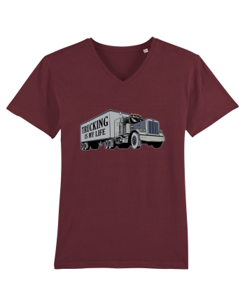 Trucking is my life Burgundy