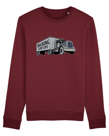 Trucking is my life Burgundy