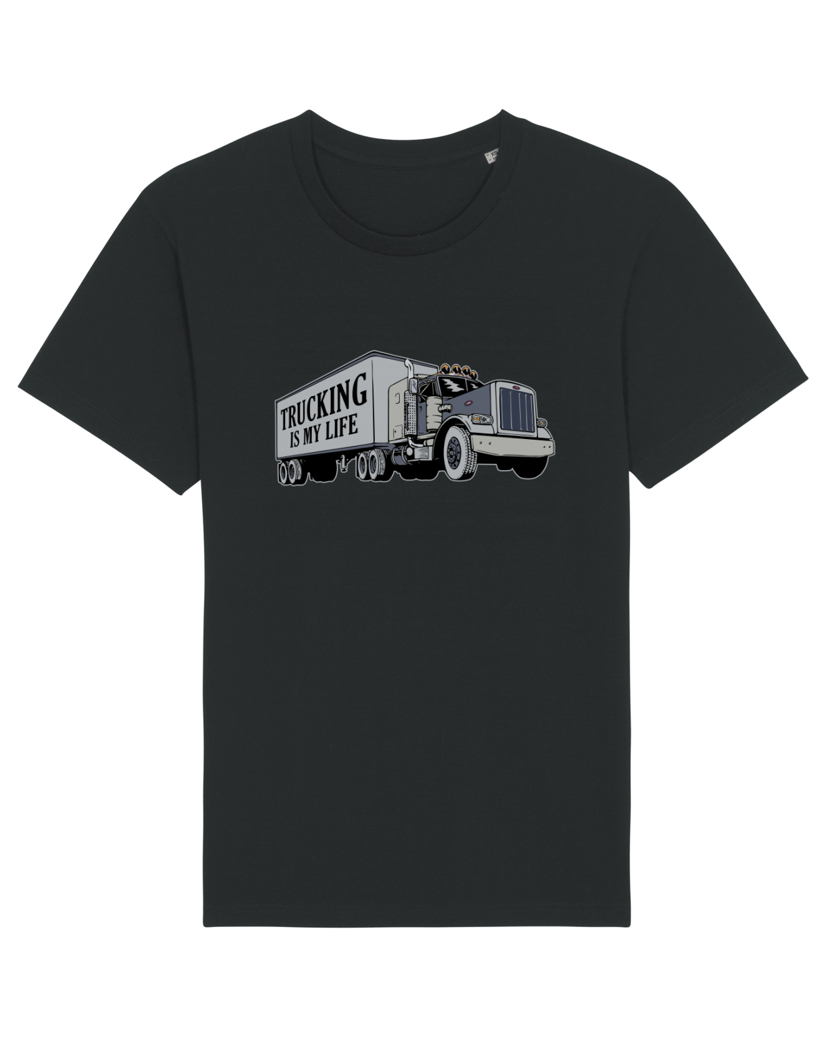 Tricou mânecă scurtă Unisex Rocker Black