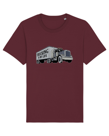 Trucking is my life Burgundy