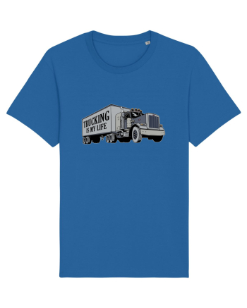 Trucking is my life Royal Blue