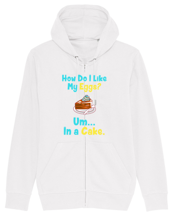 My eggs in a cake White