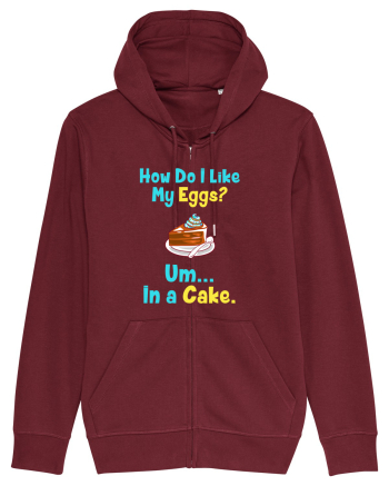 My eggs in a cake Burgundy
