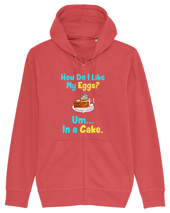 My eggs in a cake Carmine Red