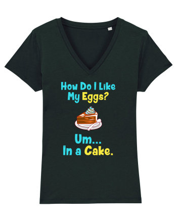 My eggs in a cake Black