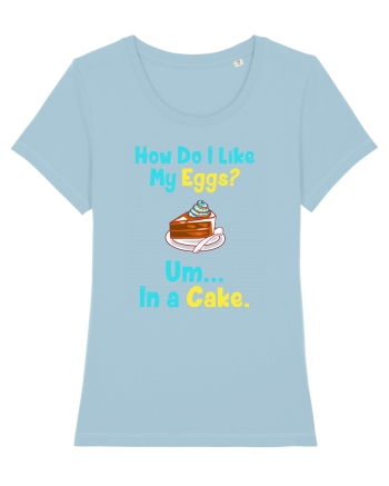 My eggs in a cake Sky Blue