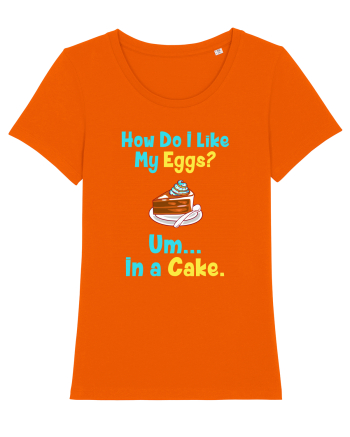 My eggs in a cake Bright Orange