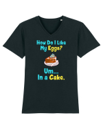 My eggs in a cake Tricou mânecă scurtă guler V Bărbat Presenter