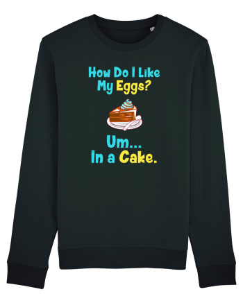 My eggs in a cake Black