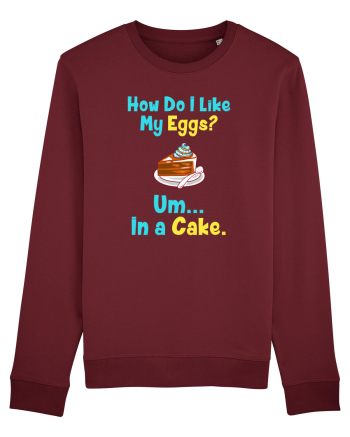 My eggs in a cake Burgundy