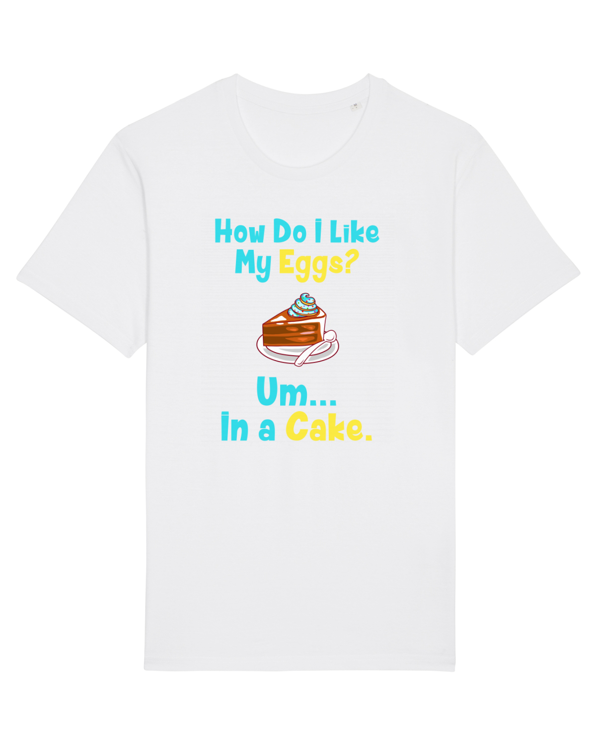 Tricou mânecă scurtă Unisex Rocker White