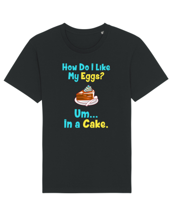 My eggs in a cake Black