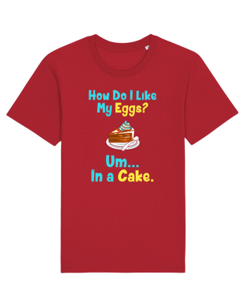 My eggs in a cake Red