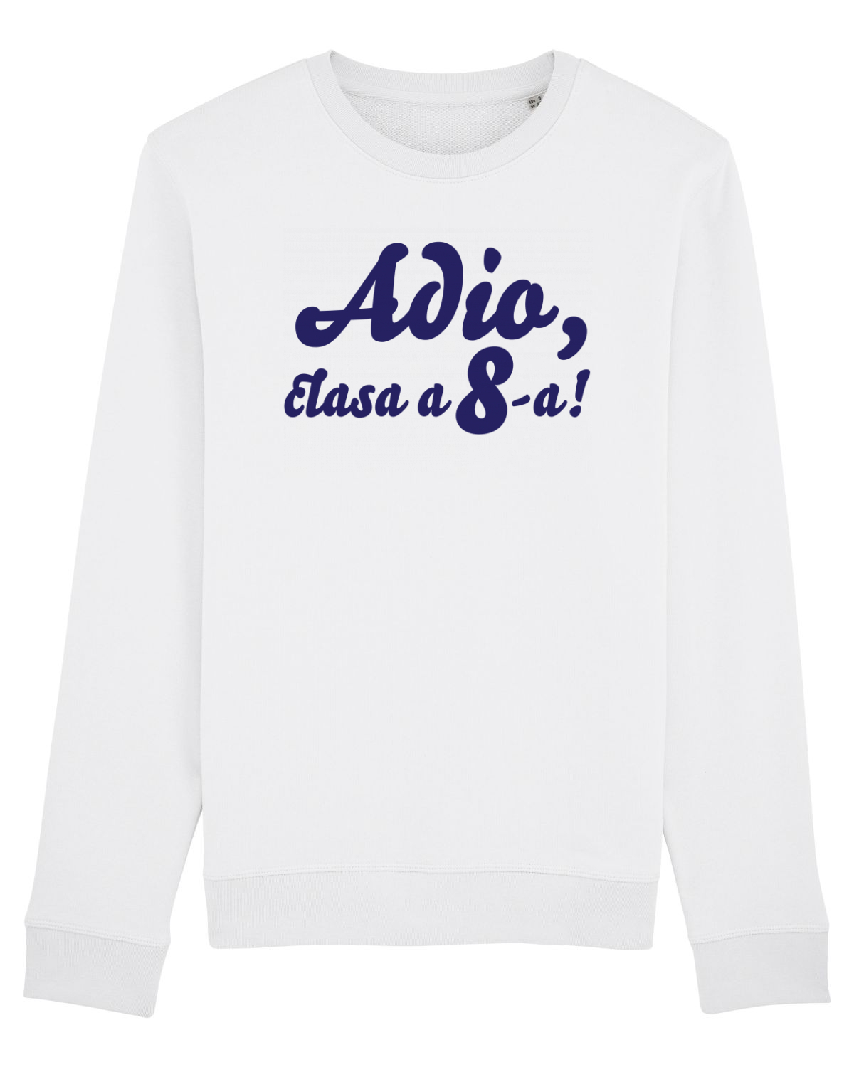 Bluză mânecă lungă Unisex Rise White