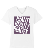 reality2 Tricou mânecă scurtă guler V Bărbat Presenter