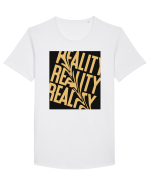 reality3 Tricou mânecă scurtă guler larg Bărbat Skater