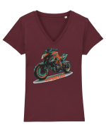 Streetfighter Fun  Tricou mânecă scurtă guler V Damă Evoker