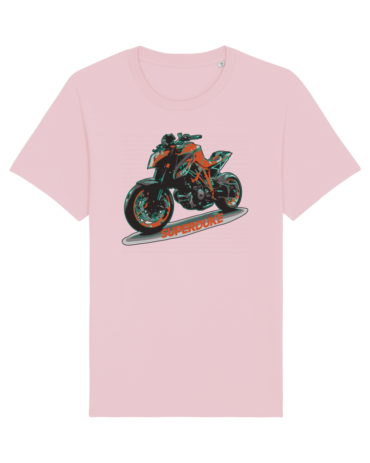 Tricou mânecă scurtă Unisex Rocker Cotton Pink