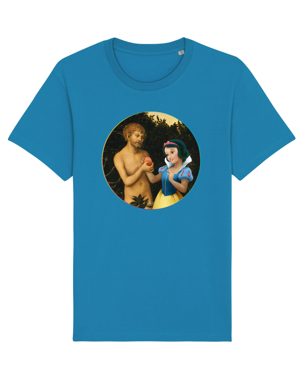 Tricou mânecă scurtă Unisex Rocker Azur