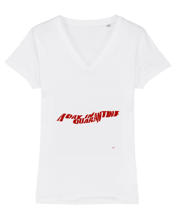 a day in quarantine red White