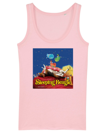 The Sleeping Beagle Cotton Pink