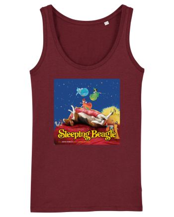 The Sleeping Beagle Burgundy