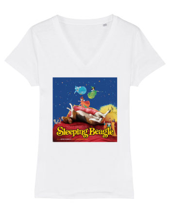 The Sleeping Beagle White