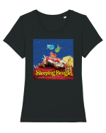 The Sleeping Beagle Tricou mânecă scurtă guler larg fitted Damă Expresser