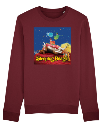 The Sleeping Beagle Burgundy