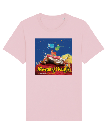 The Sleeping Beagle Cotton Pink