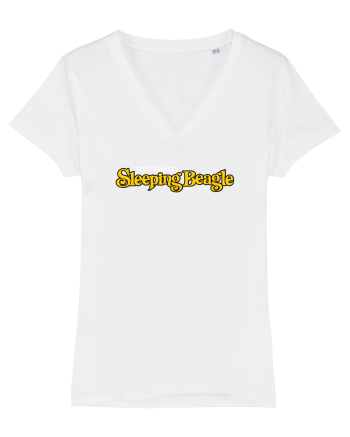 The Sleeping Beagle White