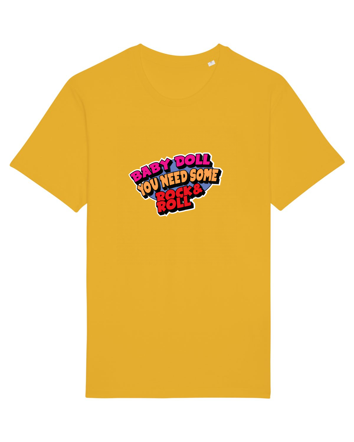 Tricou mânecă scurtă Unisex Rocker Spectra Yellow
