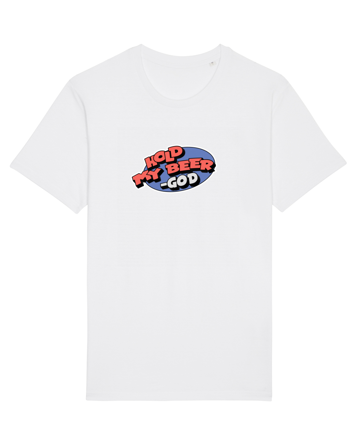 Tricou mânecă scurtă Unisex Rocker White