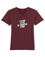 Lots&Lots of Chinese Food Tricou mânecă scurtă guler V Bărbat Presenter