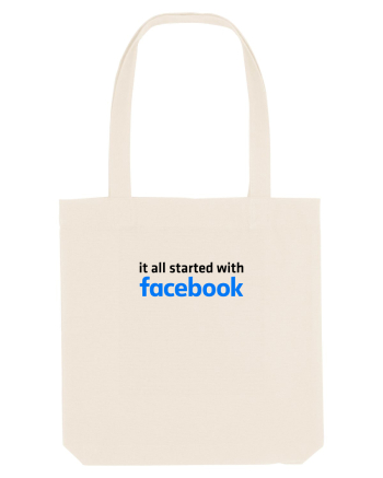 It all started with Facebook (black) Natural