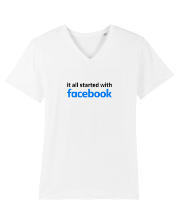 It all started with Facebook (black) White