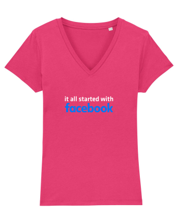 It all started with Facebook (white) Raspberry